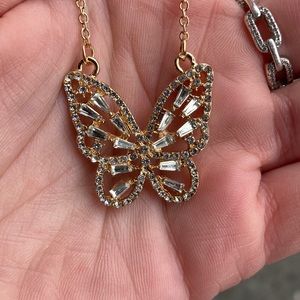 Brand new butterfly necklace